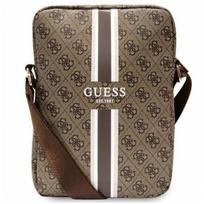 plansetes deklas - Guess PU 4G Printed Stripes Tablet Bag 10" Brown - 1 nuotrauka