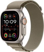 Apple Watch Ultra 2 GPS + Cellular, 49mm Titanium Olive Alpine Loop - Large LT, titano