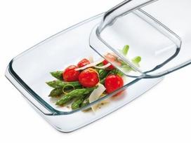 Simax stačiakampis stiklinis kepimo indas, 3,2 l