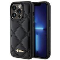 Guess "Quilted Metal Logo iPhone 15 Pro Max" Black