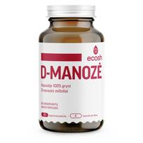 ECOSH D-manozė, 500mg, 90 kapsulių