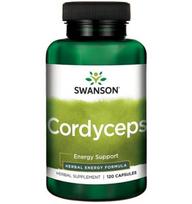 Swanson Cordyceps Sinensis 600 mg. 120 kaps.