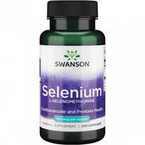 kapsules - Swanson Selenas 100 mcg 200 kaps - 1 nuotrauka