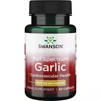cesnakai 60 - SWANSON, Česnakas 400MG, 60 kapsulių - 1 nuotrauka