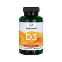Swanson vitamino D3 1000TV kapsulės, N250