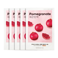 missha mask - Missha Airy Fit Sheet Mask Pomegranate lakštinė veido kaukė su granatų ekstraktu - 1 vnt. - 3 nuotrauka