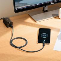 laidas usb a usb c 1m - Baseus CALD000216 Gray - 2 nuotrauka