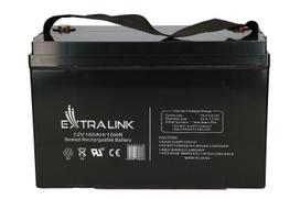 akumuliatorius 12v - Extralink AGM 100 Ah 12V - 1 nuotrauka