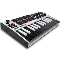 AKAI MPK mini黒白 Akai MPK Mini Black White Midi Controller w/ cable