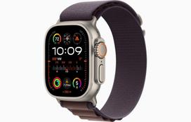 Pirkti Apple Watch Ultra 2 49mm Titanium Case with Indigo Alpine Loop - Large - Photo 2