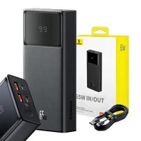power bank 65w baseus - Baseus Star-Lord, 20000mAh 65W + USB - USB-C cable (Black) - 2 nuotrauka