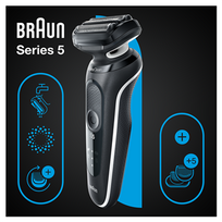braun barzdaskute - Braun Series 5 51-W1500s - 3 nuotrauka
