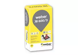 Betono mišinys Weber JB 600/3, nesitraukiantis, 10-50mm, 25kg