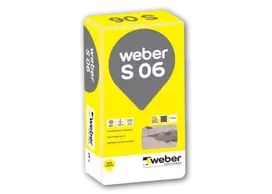 Cementinis mišinys betono išlyginimui Weber S-06 (2-10 mm)