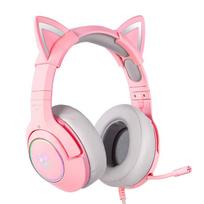ausines rozines - Onikuma K9 RGB Pink (Rožinės) - 2 nuotrauka