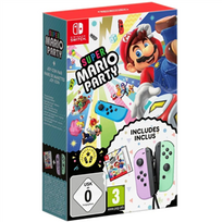 Nintendo Joy-Con Pair + Super Mario Party - Pulteliai ir žaidimas