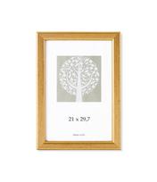 remelis 21x30 - Nuotraukų rėmelis, plastikinis, A4, 21x29,7 cm,  aukso sp. - 2 nuotrauka