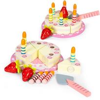 zvakiu rinkinys - Medinio Velcro torto rinkinys Eco Toys TL10032, 16 elementų - 2 nuotrauka