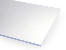 skaidres - Polistireno stiklas HOBBYGLAS, skaidrus, 4 x 500 x 1000 mm - 1 nuotrauka
