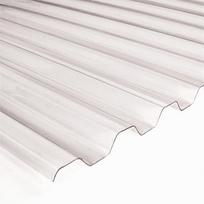 PVC lakštas GUTTAGLISS, trapecija, bronzos sp., 900 x 3000 mm