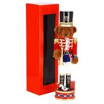 Dekoracija, "Spragtukas" Springos Nutcracker CA1116, 38 cm, medis, įvairių spalvų