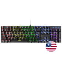mechanical keyboard red switches - Mars Gaming MK422RUS Anglų (US), juoda - 2 nuotrauka