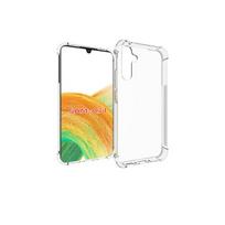 Fusion Accessories "Anti shock 1.5mm Silicone Back Case Galaxy A34 5G" Transparent