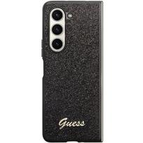Guess "Glitter Script Galaxy Z Fold 5" Black