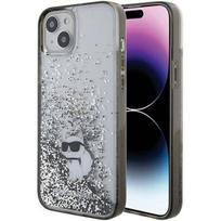 telefono deklas karl lagerfeld - Karl Lagerfeld "Liquid Glitter Choupette iPhone 15 Plus" Transparent - 1 nuotrauka