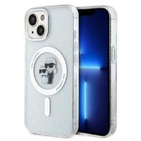 Karl Lagerfeld "Hardcase Karl&Choupette Glitter MagSafe iPhone 15 Plus" Transparent