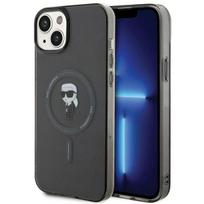 iphone 15 plus magsafe deklas - Karl Lagerfeld "KLHMP15MHFCKNOK Hardcase IML Ikonik MagSafe iPhone 15 Plus" Black - 1 nuotrauka