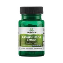 swanss - Swanson Ginkgo Biloba, 60mg, 30 kapsulių - 1 nuotrauka