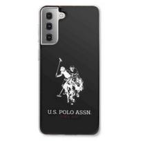 U.S Polo "USHCS21MTPUHRBK PC/ TPU Big Horse Cover Galaxy S21 Plus" Black