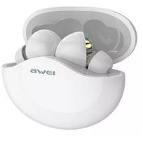 bluetooth ausines sportui - Awei T12 TWS White (Baltos) - 1 nuotrauka