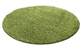 Apvalus NORE Shaggy kilimas Green, 160x160 cm