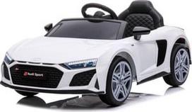 Vienvietis elektromobilis vaikams Audi R8 A300, baltas