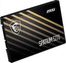 ssd 500 sata - MSI Hard Drive MSI SPATIUM M260 960 GB SSD - 1 nuotrauka