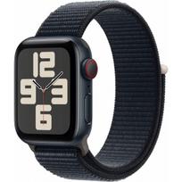 apple watch 2024 - Apple Watch SE 2 Cellular 44mm Midnight Aluminium/ Midnight Sport Loop - 2 nuotrauka