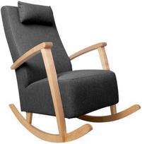 Supamasis krėslas Home4you Venla 15614, tamsiai pilka, 65.5 cm x 102 cm x 104 cm