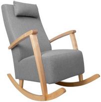supamas fotelis - Supamasis krėslas Home4you Venla 15613, pilkas, 65.5 cm x 102 cm x 104 cm - 1 nuotrauka