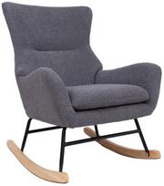 supamas fotelis - Supamasis krėslas Home4you Romy 65427, pilkas, 80 cm x 69 cm x 96 cm - 1 nuotrauka