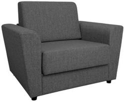 Fotelis Home4you Vesper 15662, tamsiai pilka, 112 cm x 83 cm x 86 cm