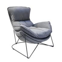 Fotelis Home4you Diva 39064, pilkas, 88 cm x 96 cm x 84 cm