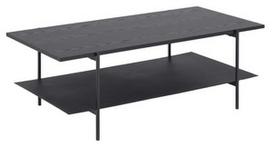 Žurnalinis staliukas Home4you Angus, juodas, 115 cm x 60 cm x 40 cm