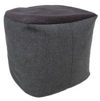 Pufas Home4you Lamb Bag P0066320, pilkas, 55 cm x 55 cm x 45 cm