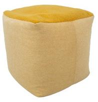Pufas Home4you Lamb Bag P0066322, geltonas, 55 cm x 55 cm x 45 cm
