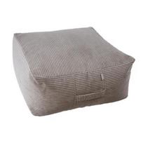 Pufas Home4you Hyper P0066393, pilkas, 60 cm x 60 cm x 30 cm