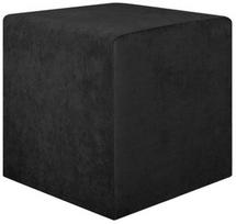 Pufas Home4you Lyn 78089, juodas, 45 cm x 45 cm x 45 cm