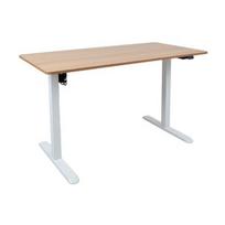 Kompiuterio stalas reguliuojamo aukščio Home4you Ergo Light K18707, rudas/baltas