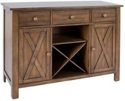 Komoda Home4you James 14233, ąžuolo, 120 x 46 cm x 91 cm, 1 vnt.